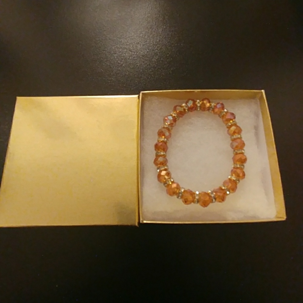🔥CLEARANCE! Sunset Metallic Crystal Bracelet - Picture 7 of 8